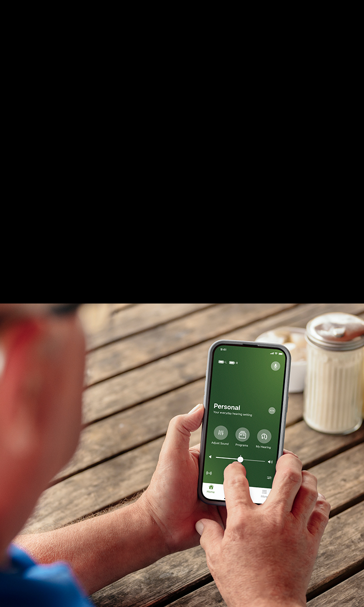 My Audibel app on screen